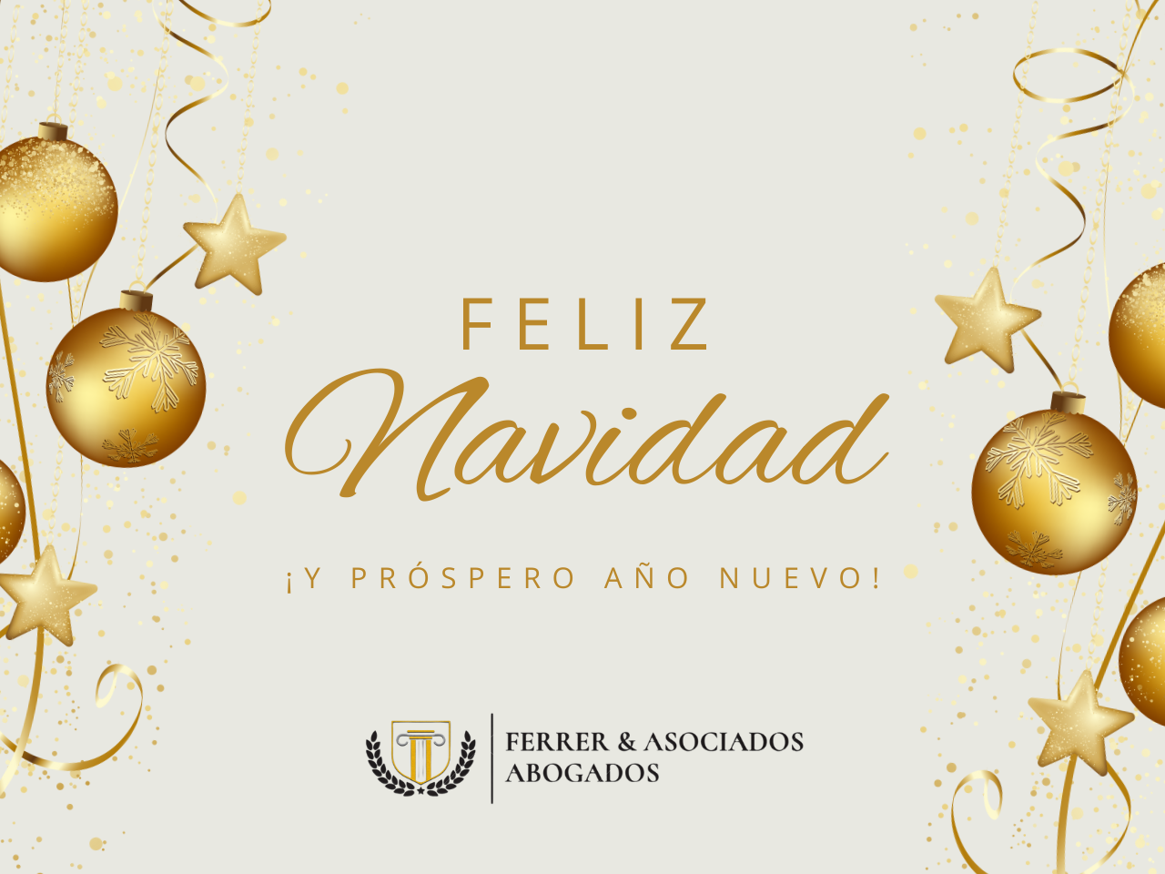 Ferrer y Asociados te deseamos una Feliz Navidad